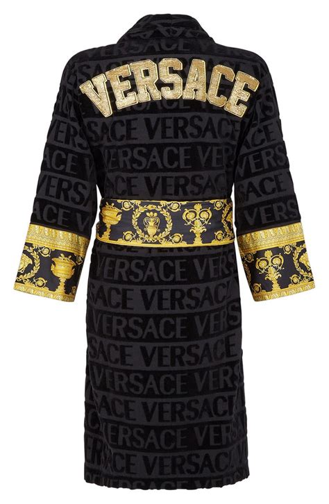 versace black robe|Meer.